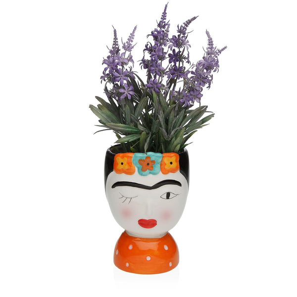 Vase Versa aus Keramik Escandinavo/Nórdico 14,3 X 25,5 X 18,5 CM Frida Kahlo