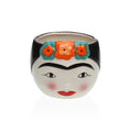 Vase Versa aus Keramik Escandinavo/Nórdico 14 x 12 x 14 cm Frida Kahlo