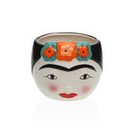 Vase Versa aus Keramik Escandinavo/Nórdico 14 x 12 x 14 cm Frida Kahlo