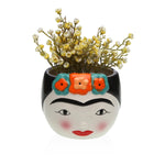 Vase Versa aus Keramik Escandinavo/Nórdico 14 x 12 x 14 cm Frida Kahlo