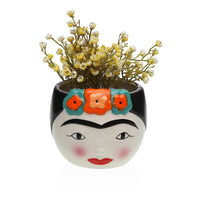 Vase Versa aus Keramik Escandinavo/Nórdico 14 x 12 x 14 cm Frida Kahlo