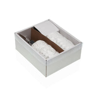 Badezimmer Set Versa Weiß Dolomite 6,8 x 17 x 6,8 cm