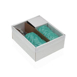 Badezimmer Set Versa grün Dolomite 6,8 x 17 x 6,8 cm