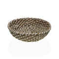 Mehrzweckkorb Versa Textil Wasserhyazinthe 25 x 8 x 25 cm