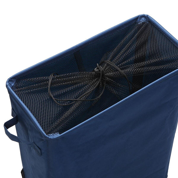Korb für schmutzige Wäsche Versa Blau Minimalistisch 18,5 x 58 x 39 cm