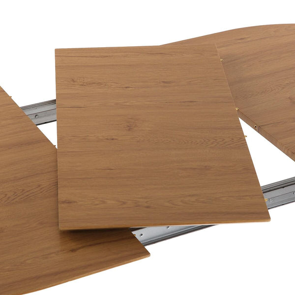 Esstisch Versa DOINYO  Schwarz Metall Holz MDF 80 x 75 x 160 cm