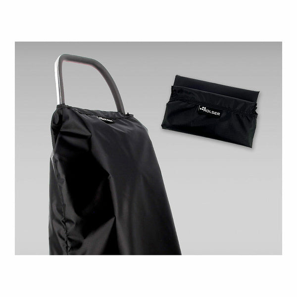 Regenschutz für Einkaufswagen Rolser M Ripstop Reflectant Schwarz 77 x 62 cm