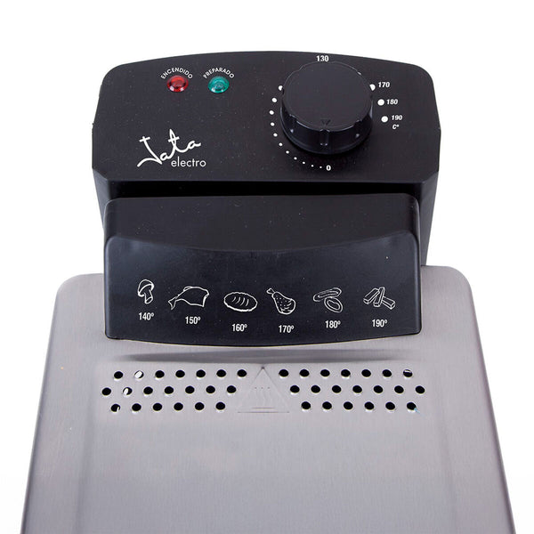 Fritteuse JATA Silberfarben