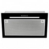 Konventioneller Rauchfang Teka GFG2 GLASS BLACK 55 cm 329 m3/h 63 dB 180W Schwarz