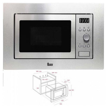 Integrierbar in Mikrowellenherd mit Grill Teka MWE204FI 20 L 800W Stahl 800 W 20 L