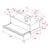 Konventioneller Rauchfang Teka CNL6415BK 60 cm 385 m3/h 64 dB 110W