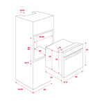 Multifunktionsherd Teka Teka | Horno Multifunción A+ 70 L HydroClean A+ 2615W 70 L