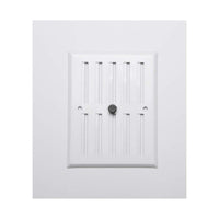 Raster Fepre Einstellbar Aluminium Weiß (17 x 13 cm)