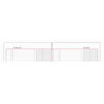 Kassenbuch DOHE 09926 Burgunderrot Viertel 100 Blatt