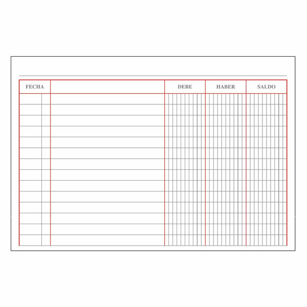 Kassenbuch DOHE 09927 Burgunderrot Viertel 100 Blatt