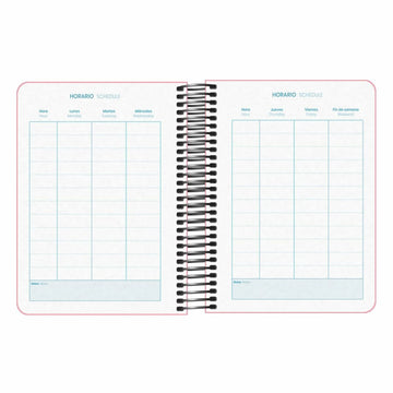 Tagesordnung DOHE DP MEMORY BASIC Rosa A6 12 x 17 cm 2024-2025