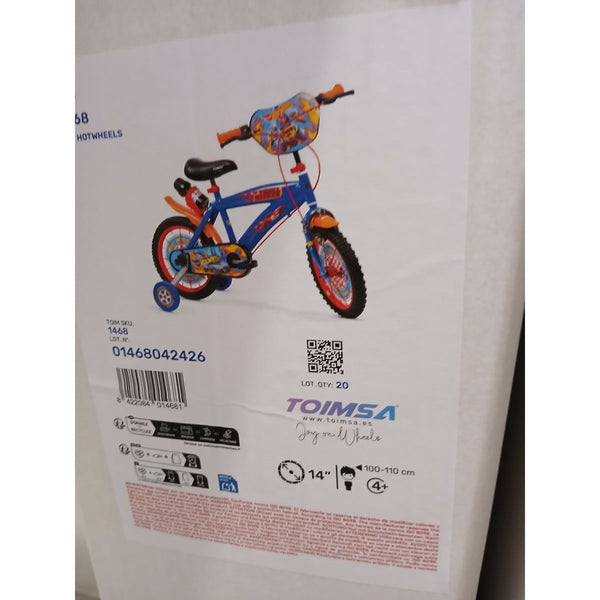 Kinderfahrrad Toimsa Hotwheels Blau