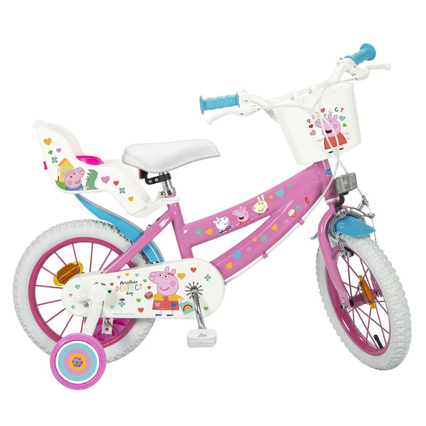 Kinderfahrrad Peppa Pig Toimsa 1495 14" Rosa Bunt