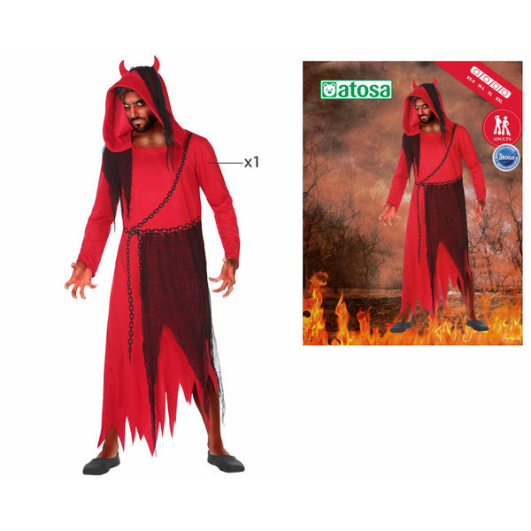 Verkleidung für Erwachsene Rot Dämon XL (1 Stücke)
