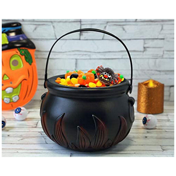 Halloween-Dekoration Schwarz 17 cm Hexe Halloween