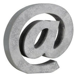 Buchstabe Grau 20 x 4 cm Holz