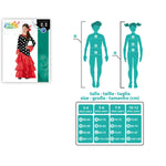 Kinderkostüm Schwarz Rot Spanien