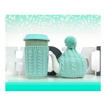 Teekanne 1 Tasse Teekanne Blau (2 Stück) (2 pcs)