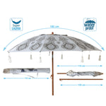 Sonnenschirm Ø 180 cm SPF50+ Orientalisch