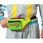 Zubehör für Verkleidung party Neon Gürteltasche