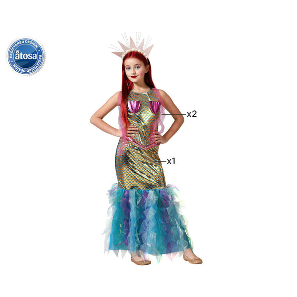 Verkleidung für Kinder Sirene 10-12 Jahre