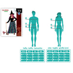 Verkleidung für Erwachsene Hexe XXL