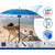 Sonnenschirm Blau Ø 200 cm SPF50+ Anker