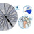 Sonnenschirm Blau Ø 220 cm SPF50+ Marineblau