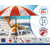 Sonnenschirm Rot Ø 240 cm SPF50+ Marineblau