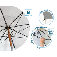 Sonnenschirm Grau Ø 180 cm SPF50+ Boho