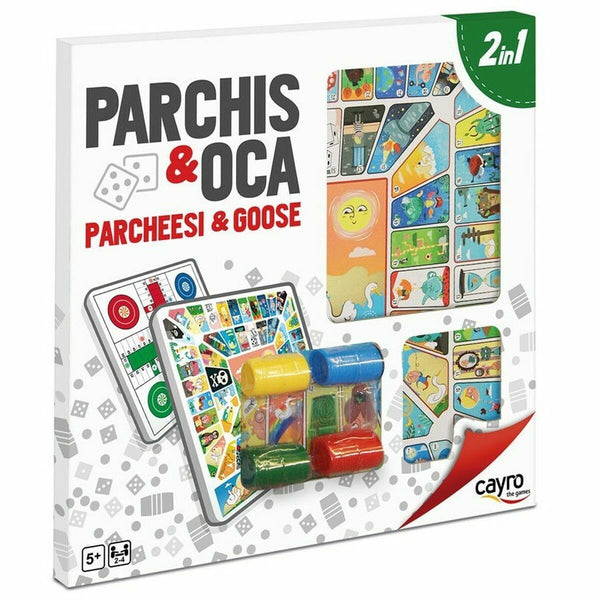 Parchís-Oca Spielbrett Cayro Bunt 250 g