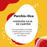 Parchís-Oca Spielbrett Cayro Bunt 250 g