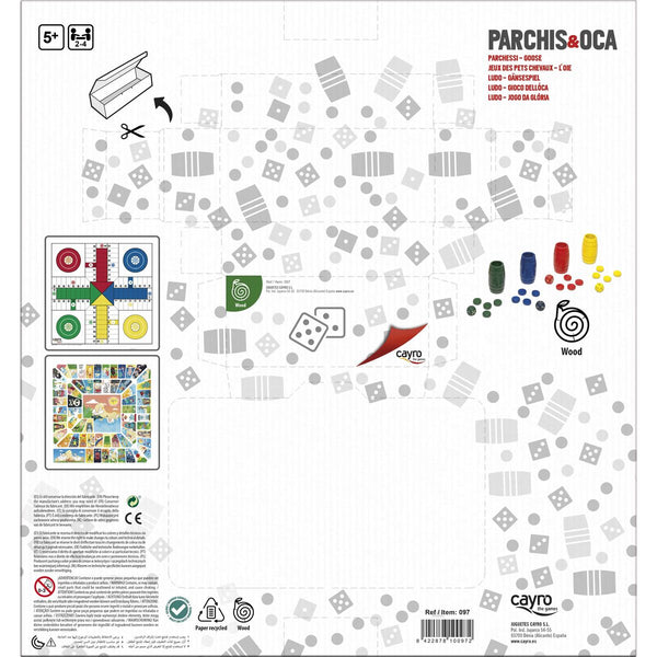 Parchís-Oca Spielbrett Cayro