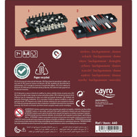 Backgammon Cayro Plattenspeicher Schach Damespielzeug