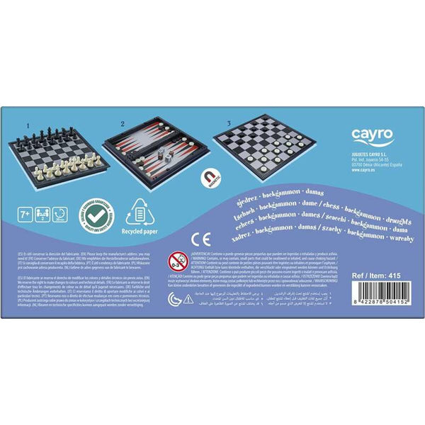 Schach- und Dame-Brett Cayro