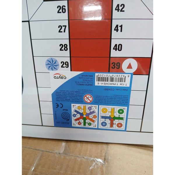 Parcheesi-Brett Cayro (40 x 40 cm) Spieler 4-6