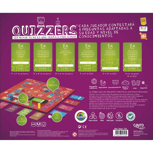 Tischspiel Cayro Quizzers