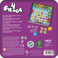 Spiel Kindererziehung Cayro Frogs 19 x 19 x 3,5 cm 8 Stücke