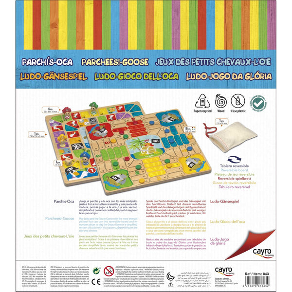 Parchís-Oca Spielbrett Cayro 29 x 29 cm