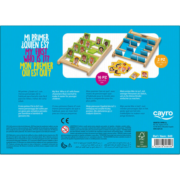 Spiel aus Holz Cayro Quien es quien 25 x 18 x 33 cm