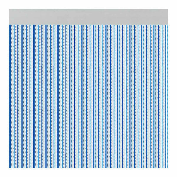 Vorhang Acudam Brescia Türen Blau Außenbereich PVC Aluminium 90 x 210 cm