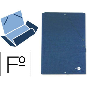 Faltblatt Liderpapel CS08 Blau