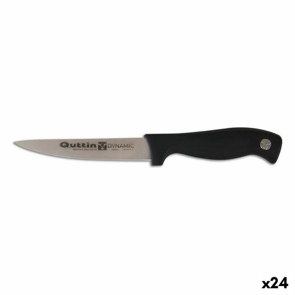 Küchenmesser Quttin Dynamic Schwarz Silberfarben 11 cm (24 Stück)