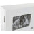 Dekorative Box DKD Home Decor Weiß Kristall Holz MDF Romantisch Fotorahmen Zähler