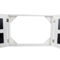 Dekorative Box DKD Home Decor Weiß Kristall Holz MDF Romantisch Fotorahmen Zähler